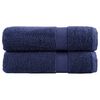 vidaXL Pr&eacute;miov&eacute; sprchov&eacute; utierky SOLUND 2 ks n&aacute;morn&iacute;cka modr&aacute; 70x140 cm 600 g/m&sup2;