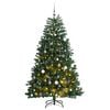 vidaXL Umel&yacute; v&yacute;klopn&yacute; vianočn&yacute; stromček 300 LED a sada g&uacute;ľ 240 cm