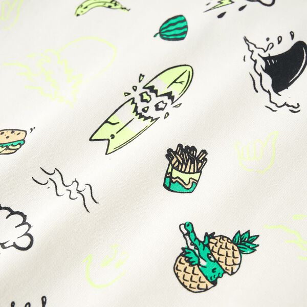 Detsk&aacute; mikina jemn&aacute; bledob&eacute;žov&aacute; 128