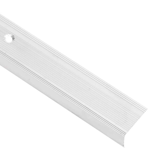 vidaXL Schodov&eacute; li&scaron;ty v tvare L 15 ks, hlin&iacute;k 100 cm, strieborn&eacute;