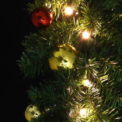 vidaXL Vianočná girlanda s ozdobami a LED svetielkami 5 m