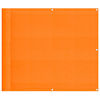vidaXL Balk&oacute;nov&aacute; z&aacute;stena oranžov&aacute; 90x1000 cm 100 % polyester Oxford