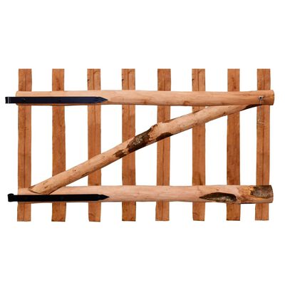 vidaXL Jednokrídlová brána, impregnované drevo, 100x60 cm