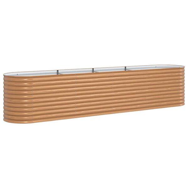 vidaXL Zv&yacute;&scaron;en&yacute; z&aacute;hon Hned&aacute; 400 x 80 x 81 cm Oceľ