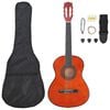 vidaXL 8-dielna klasick&aacute; gitarov&aacute; sada pre začiatočn&iacute;kov 3/4 36"