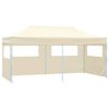 vidaXL Profesion&aacute;lny skladac&iacute; p&aacute;rty stan+4 steny 3x6 m, oceľ, kr&eacute;mov&yacute;