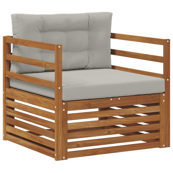 vidaXL Z&aacute;hradn&aacute; s&uacute;prava gaučov Mas&iacute;vne ak&aacute;ciov&eacute; drevo a polyester