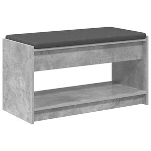 vidaXL Predsieňov&aacute; lavica Bet&oacute;novo Siv&aacute; 83 x 38 x 45 cm