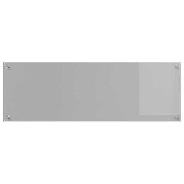 vidaXL Kuchynský backsplash Svetlosivá 120 x 40 x 0,6 cm tvrdené sklo