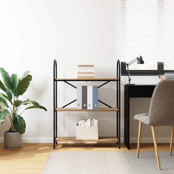 vidaXL Reg&aacute;l na knihy Remeseln&yacute; dub 80 x 30 x 109 cm Kompozitn&eacute; drevo