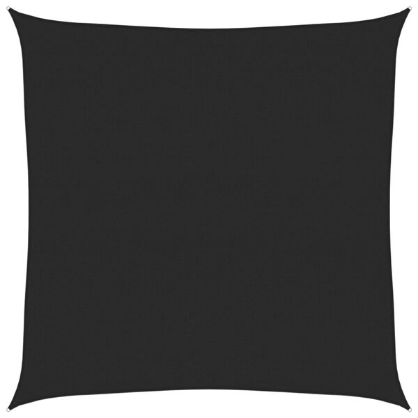 vidaXL Tieniaca plachta 160 g/m&sup2; čierna 6x6 m HDPE