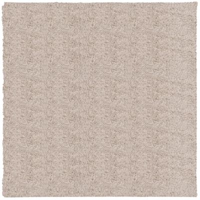 vidaXL Shaggy koberec PAMPLONA, vysoký vlas, moderný, béžový 200x200cm