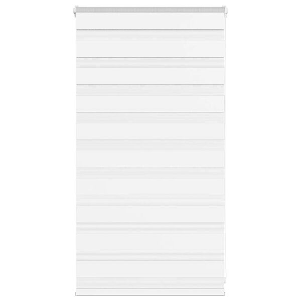 vidaXL Zebra roleta biela 70x100 cm šírka látky 65,9 cm polyester