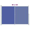 vidaXL Zaťahovacia bočn&aacute; mark&iacute;za na terasu 200x300 cm modr&aacute;