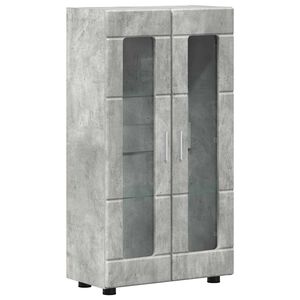 vidaXL Serv&iacute;rovacia skriňa FLORIN 55,5 x 29 x 100 cm Bet&oacute;nov&aacute; &scaron;ed&aacute;