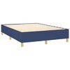 vidaXL Boxspring posteľ s matracom modr&yacute; 140x190 cm l&aacute;tka