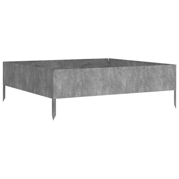 vidaXL Vyv&yacute;&scaron;en&yacute; z&aacute;hradn&yacute; z&aacute;hon 100x100x33,5 cm cortenov&aacute; oceľ