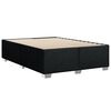 vidaXL Posteľn&yacute; r&aacute;m boxspring s matracom čierny 160x200 cm l&aacute;tka
