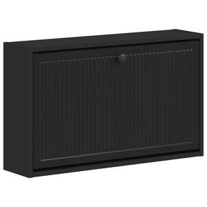 vidaXL N&aacute;stenn&yacute; botn&iacute;k EDE 71 x 17 x 43 cm Kompozitn&eacute; drevo Čierna
