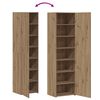vidaXL Highboard 2 pcs Remeseln&yacute; dub 50 x 42,5 x 185 cm