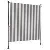 vidaXL Vonkaj&scaron;ia roleta Antracitov&aacute; a biela 100 x 270 cm