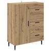 vidaXL Highboard so z&aacute;suvkou 2 pcs Remeseln&yacute; dub Kompozitn&eacute; drevo