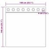vidaXL Záclony na zatemnenie s krúžkami 2 pcs Zelená 140 x 140 cm