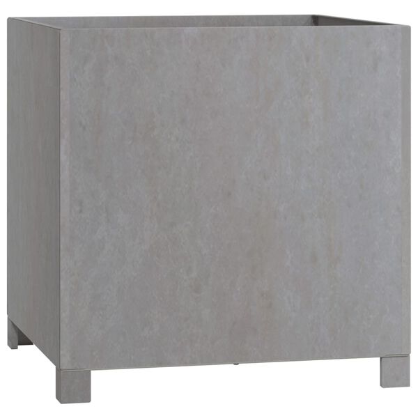 vidaXL Kvetináč s nohami hrdzavý 50x50x50 cm korténová oceľ