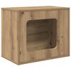 vidaXL Mačka Dom Dub artisan 51 x 30 x 42,5 cm Kompozitn&eacute; drevo