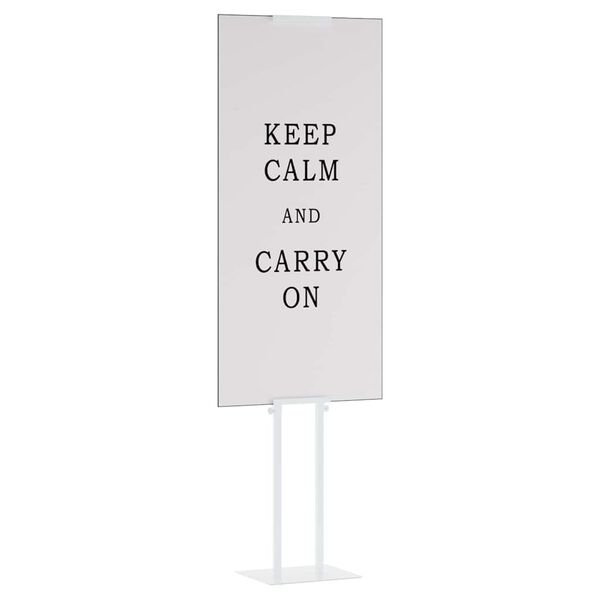 vidaXL St&aacute;nky na v&yacute;stavy 2 pcs Biela 30 x 23,5 x 210 cm Oceľ