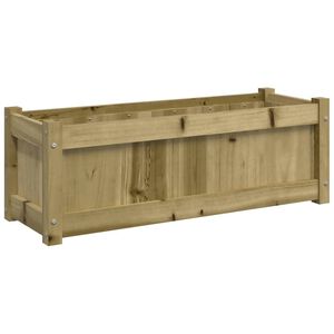 vidaXL Z&aacute;hradn&yacute; kvetin&aacute;č 90x31x31 cm impregnovan&aacute; borovica