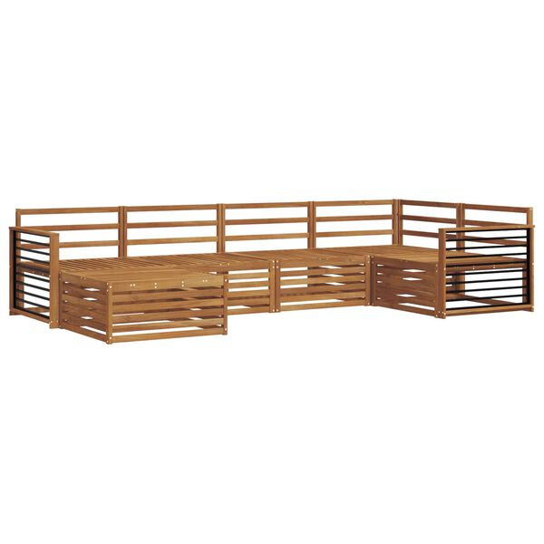 vidaXL Z&aacute;hradn&aacute; s&uacute;prava gaučov 6 pcs Pr&iacute;rodn&aacute;