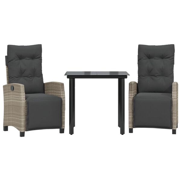 vidaXL 3-dielna z&aacute;hradn&aacute; jed&aacute;lensk&aacute; sada vank&uacute;&scaron;e bledosiv&aacute; polyratan