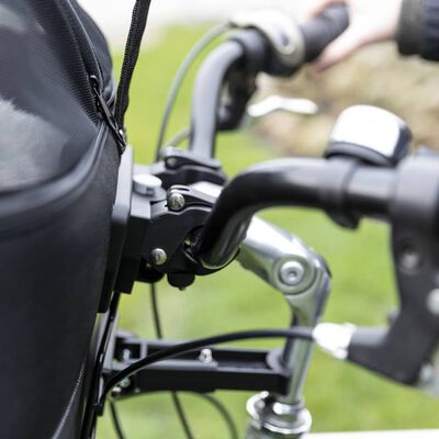 TRIXIE Predný kôš na bicykel pre domáce zvieratá čierny 41x47x29 cm