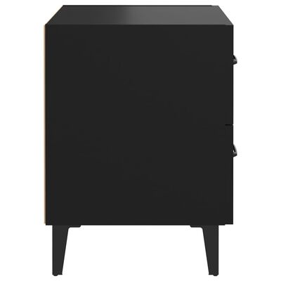 vidaXL Nočné stolíky 2 ks čierne 40x35x47,5 cm