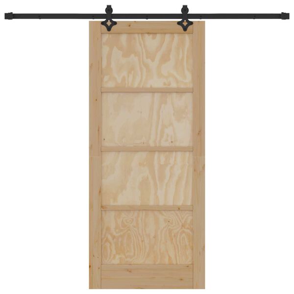 vidaXL Posuvné dvere ORKDAL Hnedá 86 x 198,5 cm