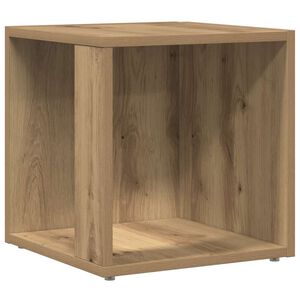 vidaXL Pr&iacute;ručn&yacute; stol&iacute;k dub artisan 33x33x34 cm kompozitn&eacute; drevo