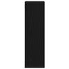 vidaXL Stenné police 2 pcs Čierny dub 50 x 15 x 85 cm Kompozitné drevo
