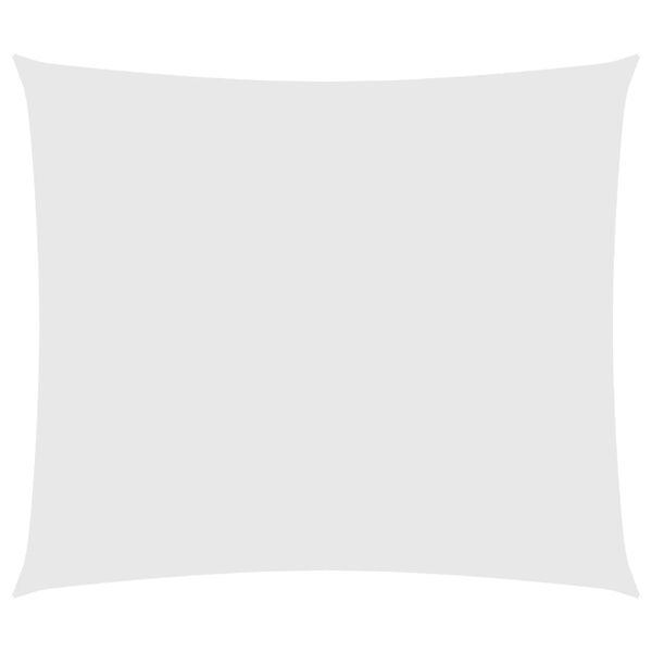 vidaXL Tieniaca plachta, oxford, obdĺžniková 2,5x3 m, biela