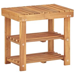 vidaXL Reg&aacute;l na top&aacute;nky 50x32x45 cm mas&iacute;vne ak&aacute;ciov&eacute; drevo