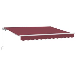 vidaXL Sklopn&aacute; mark&iacute;za V&iacute;novo červen&aacute; 300 x 200 cm l&aacute;tka