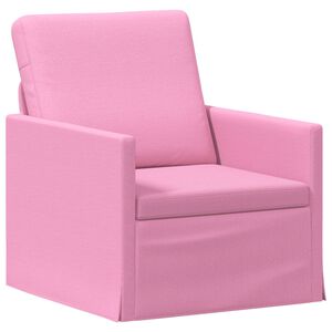 vidaXL Jednol&ocirc;žkov&aacute; pohovka Ružov&aacute; 70 x 81 x 82 cm L&aacute;tka
