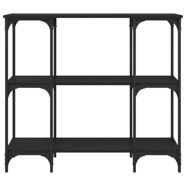 vidaXL Konzolov&yacute; stol&iacute;k čierny 102x35x90 cm kompozitn&eacute; drevo