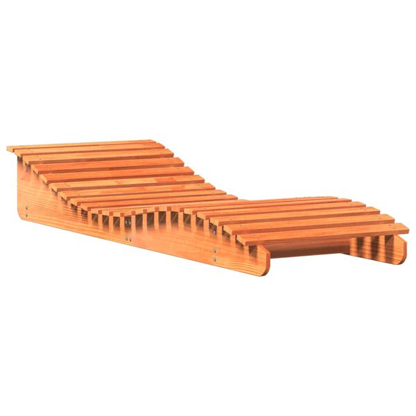 vidaXL Lehátko voskovohnedé 205x70x31,5 cm masívna borovica