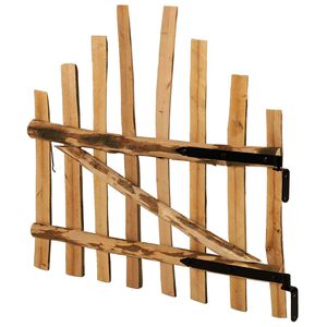 vidaXL Zakryt&aacute; br&aacute;na 100 x 90 cm Impregnovan&eacute; Lieskov&eacute; Dřevo Hned&aacute;
