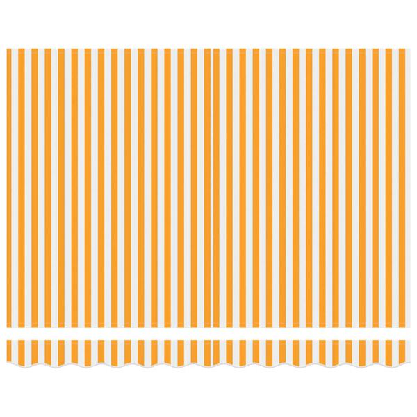 vidaXL Zatemniteľná markíza Žltá a biela 300x250 cm látka