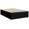 vidaXL Posteľn&yacute; r&aacute;m boxspring s matracom čierny 160x200 cm l&aacute;tka