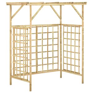 vidaXL Z&aacute;hradn&aacute; pergola pre dva ko&scaron;e impregnovan&aacute; borovica