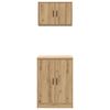 VidaXL Gar&aacute;žov&eacute; skrine 2 ks remeseln&iacute;cky dub kompozitn&eacute; drevo