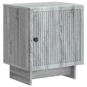vidaXL Nočn&yacute; stol&iacute;k Siv&aacute; sonoma 43 x 34,5 x 50 cm Kompozitn&eacute; drevo